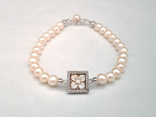 Bracciale donna cammeo perle