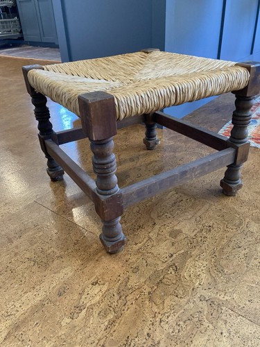 Sgabello vintage legno con - sgabello,