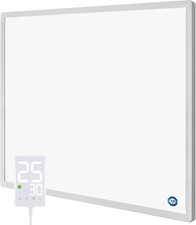 Pannello Radiante Infrarossi 400W Con Termostato Touch - 80°-120°Temperatura Di 