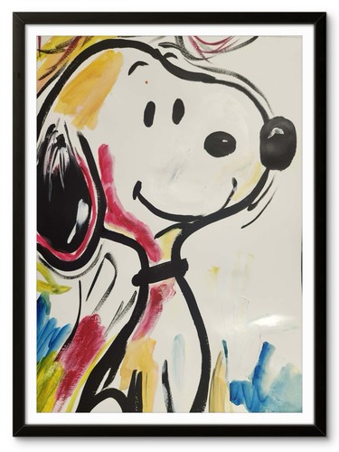 Carta astratta snoopy moderna - astratta,