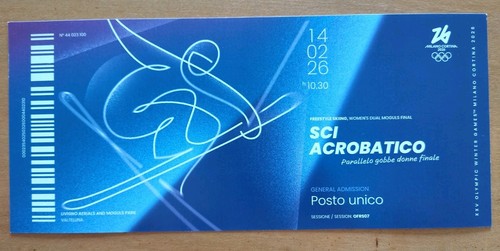 Biglietto ricordo olimpiadi - biglietto,