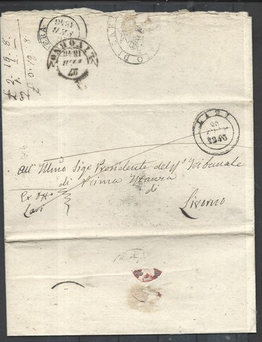 1846 prefilatelica con - 1846,