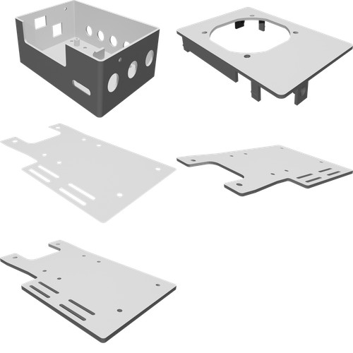 Box elettronica per shapeoko - shapeoko, 2