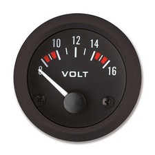 VOLTOMETRO NERO QUADR NERO 12