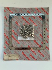 Cornice targa inox con borchie