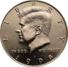 Monete usa mezzo - mezzo, dollaro