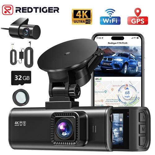 Redtiger dashcam anteriore - redtiger, 4k