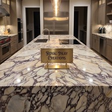 Isola cucina marmo viola