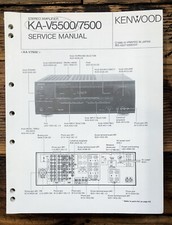 Kenwood KA-V5500 KA-V7500