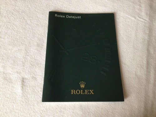 Libretto booklet rolex - libretto,