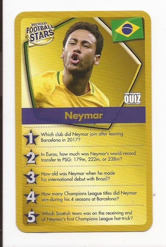 Neymar brasile top trumps - neymar, ~
