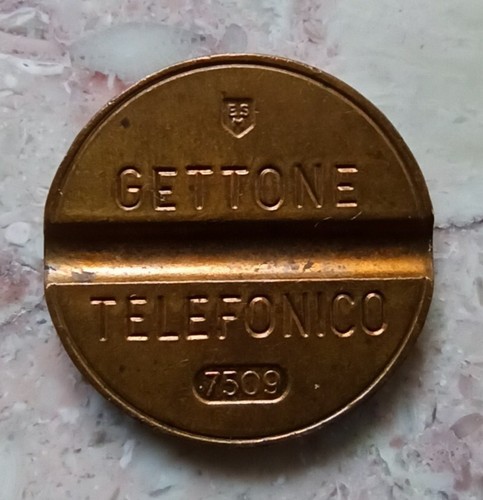 Gettone telefonico 7509 con