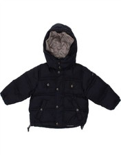 Giacca imbottita con cappuccio TRUSSARDI bambino ragazzo 12-18 mesi blu navy poliestere EZ01