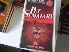 STEPHEN KING ,PET SEMATARY,SPERLING PAPERBACK , OTTIME CONDIZINI