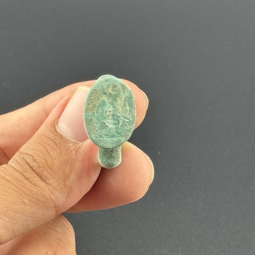 Anello antico romano bronzo - in,