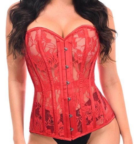 Bustier pizzo corsetto - bustier, in