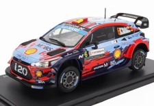 MODELLINO AUTO STATICO HYUNDAI I20 WRC SORDO RALLY ITALIA 2019 HACHETTE 1/24