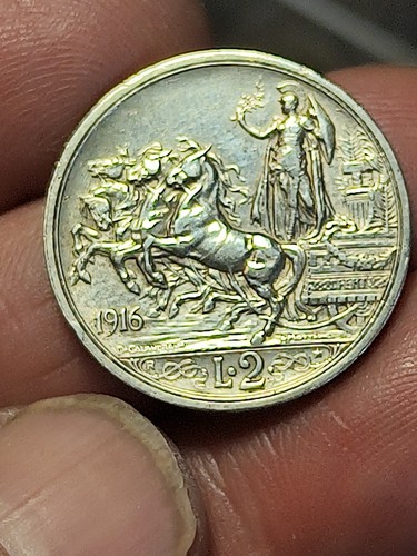 Moneta lire 1916 - moneta,