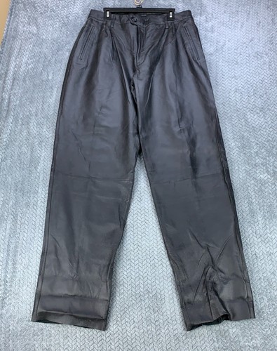 Pantalone pelle vintage - , uomo