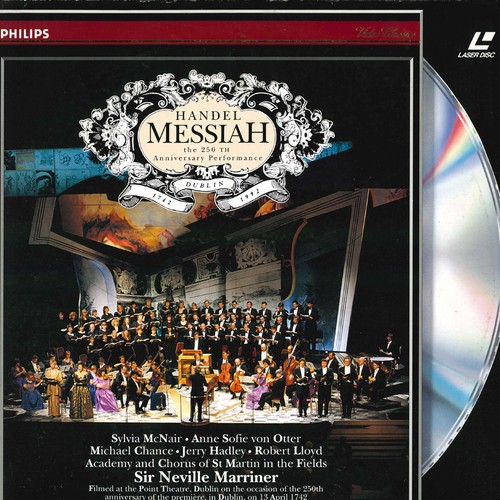 Handel messiah laserdisc - messiah,