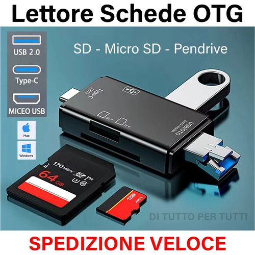 Lettore scheda memoria - memoria, sd