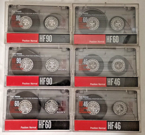 Lotto sony 60 90 1990 - 6x,