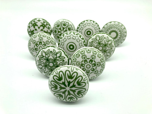Pomelli mosaico verde - mosaico,