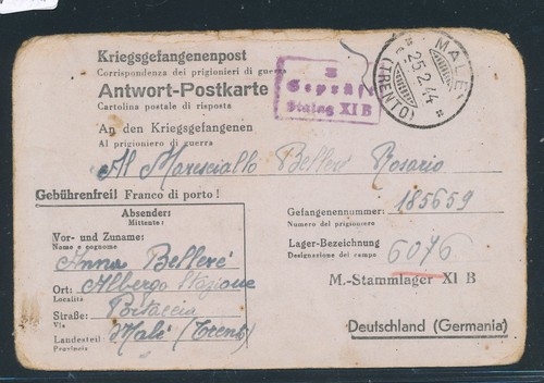 K4475 posta prigionieri - posta, di