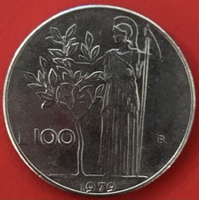 100 lire moneta - 1979, )