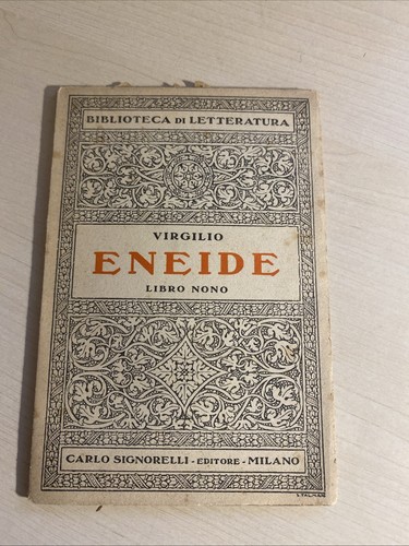 Virgilio eneide libro nono - eneide,