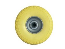 RUOTA PER CARRELLO PU PIENA MM.260 CERCHIO IN ACCIAIO VERNICIATO  ø mm.260x85...