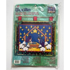 Bucilla 2001 La Stella più Brillante Feltro Applique Calendario Avvento Kit Natività Natale