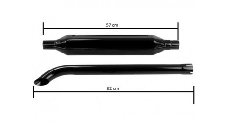 Kit marmitta per trattore - kit,