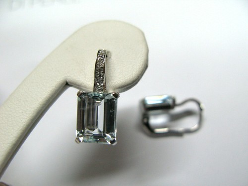 Aquamarine octagonal cut - aquamarine, &