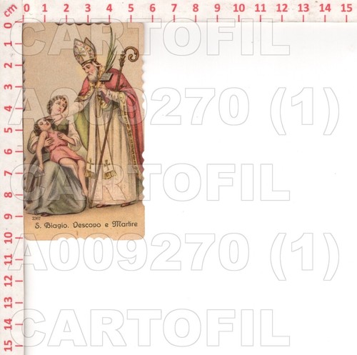 A9270 holy card santino - holy, s