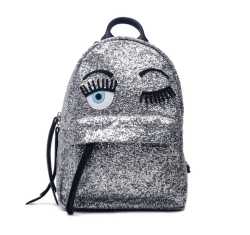 Zaino chiara ferragni argento - chiara,