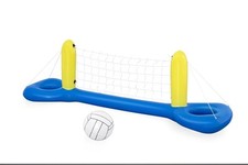 Bestway, Set Gioco Giocattolo Piscina Pallavolo Gonfiabile, Palla e Rete, per Bambini