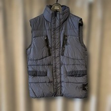 Gilet piumino grigio scuro