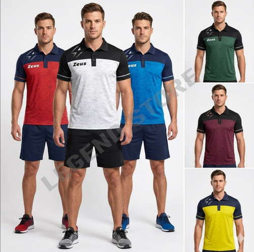 Polo bikolor zeus tennis - polo,