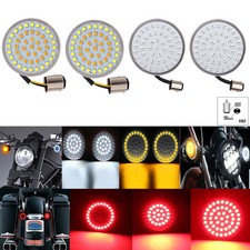 2 LED 1157 Arancio Rosso per