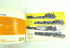 VINTAGE CATALOGO RIVAROSSI ANNI 60 1960 TRENO ELETTRICO TRENINO SERIE RR
