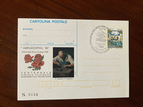 1995 abruzzophil cartolina - 1995,