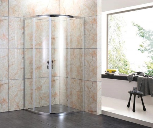 Box doccia semicircolare vetro - doccia,