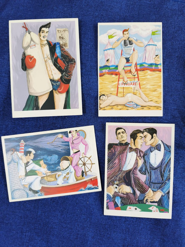 Attitude lotto 4 cartoline - -,