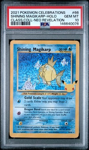 Psa gem shining magikarp - 10,