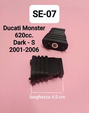 COPPIA SUPPORTI IN GOMMA PER  FRECCE Ducati Monster 620cc Dark  - S   ECIE
