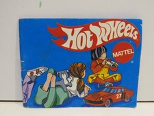 vecchio catalogo tascabile HOT WHEELS MATTEL 1981 auto piste giocattoli vintage