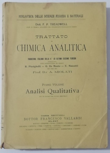 Trattato chimica analitica - di,