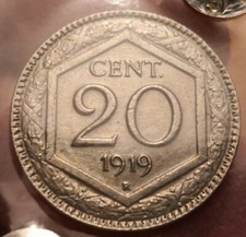Centesimi 1919 esagono - centesimi, con