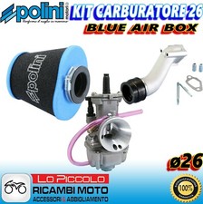 KIT CARBURATORE POLINI PWK 26 COLLETTORE 2 FORI FILTRO VESPA SPECIAL R L 50 125